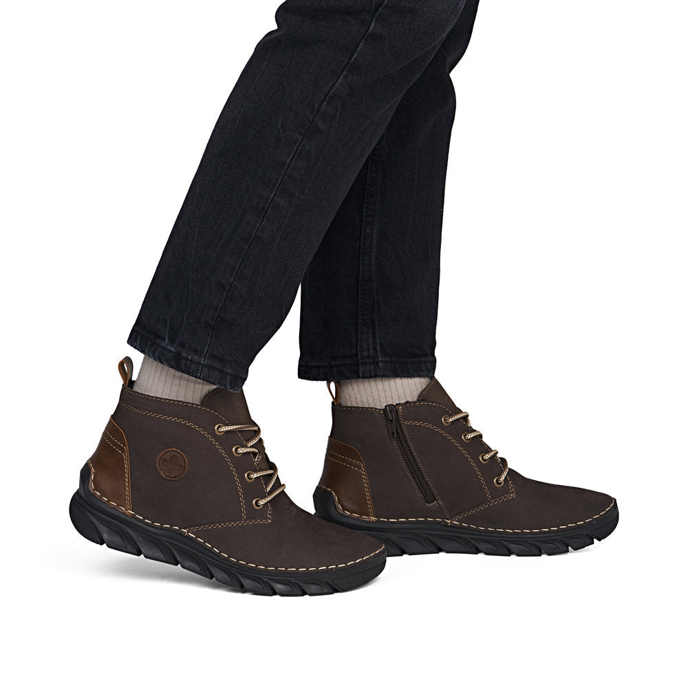 Ghete Dama Piele Naturala Rieker RIEK 55036 - Rieker - pantofia.ro