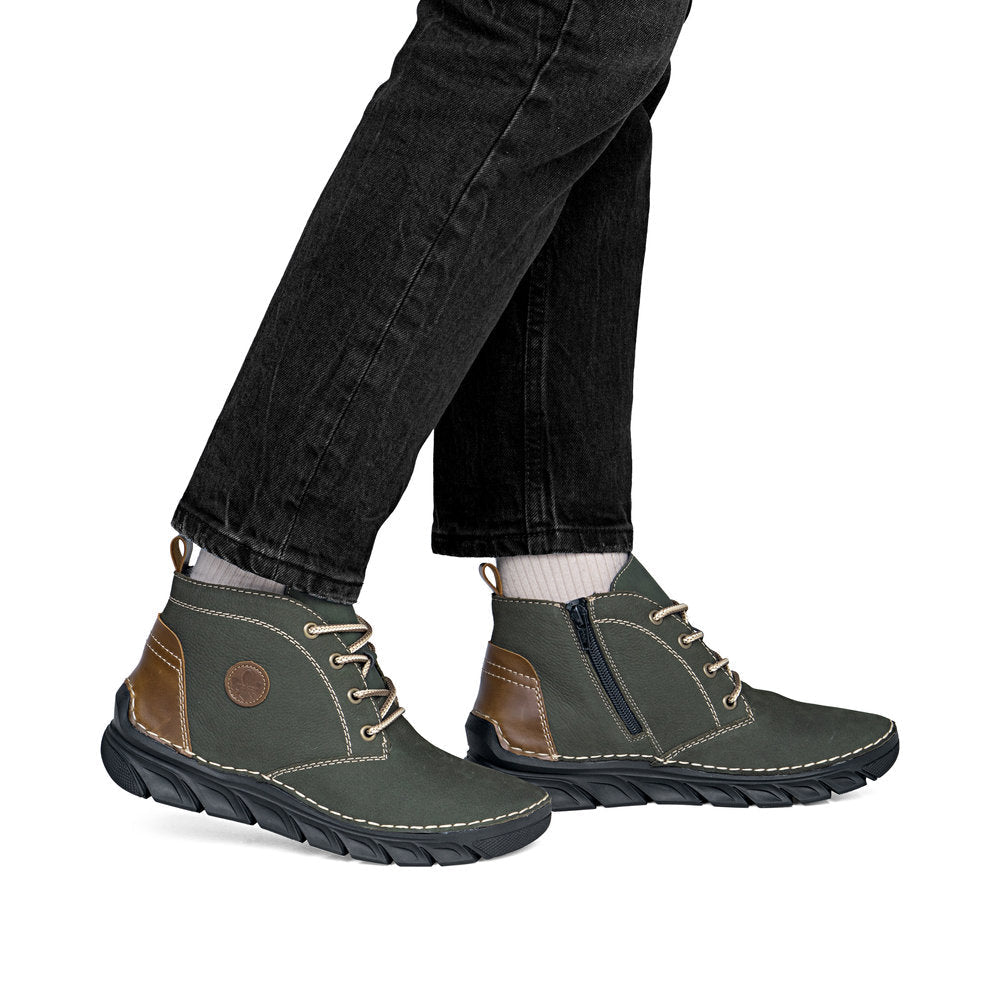 Ghete Dama Piele Naturala Rieker RIEK 55036 - Rieker - pantofia.ro