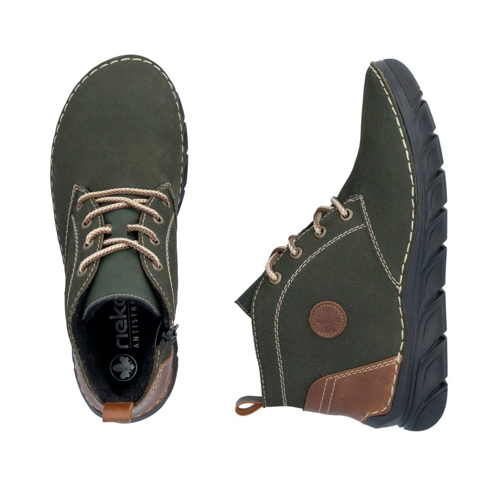 Ghete Dama Piele Naturala Rieker RIEK 55036 - Rieker - pantofia.ro