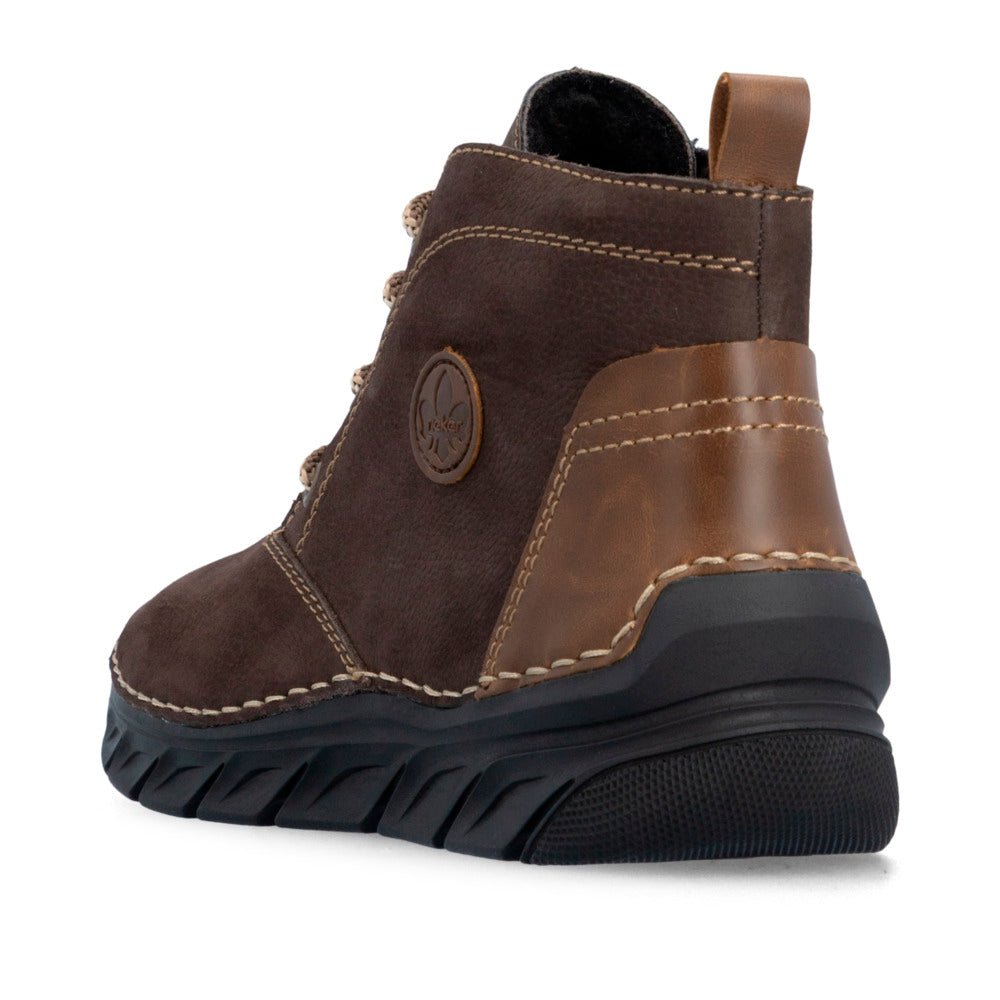 Ghete Dama Piele Naturala Rieker RIEK 55036 - Rieker - pantofia.ro
