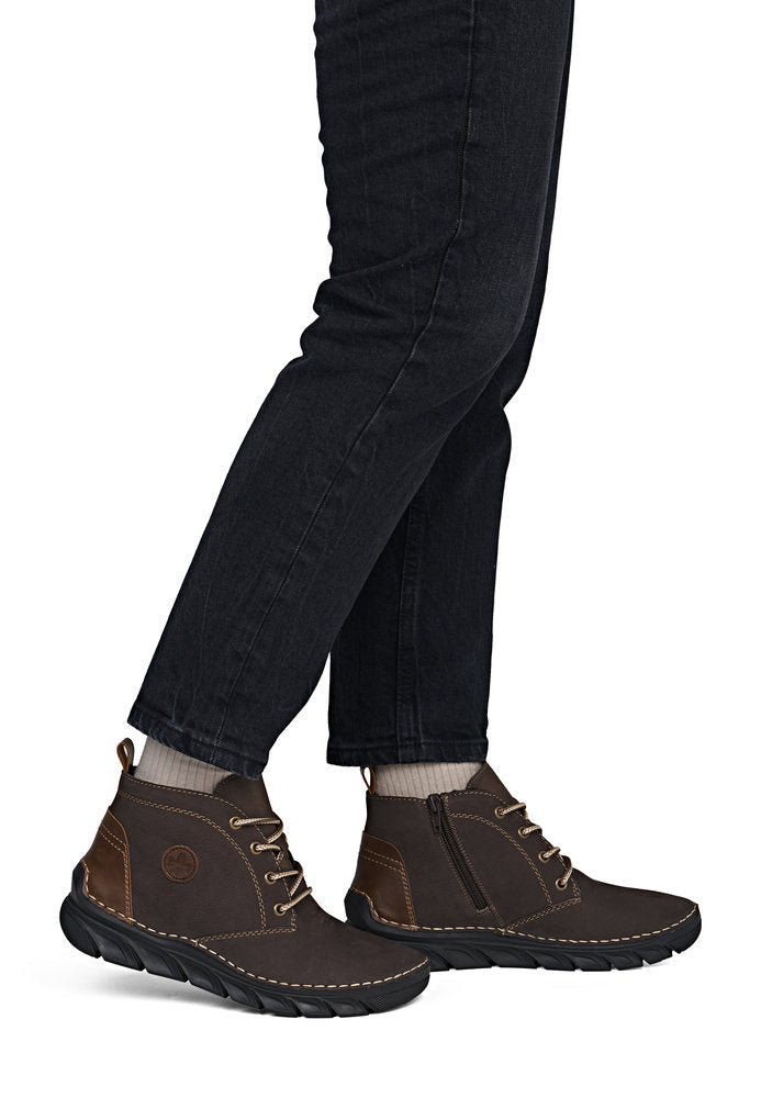 Ghete Dama Piele Naturala Rieker RIEK 55036 - Rieker - pantofia.ro
