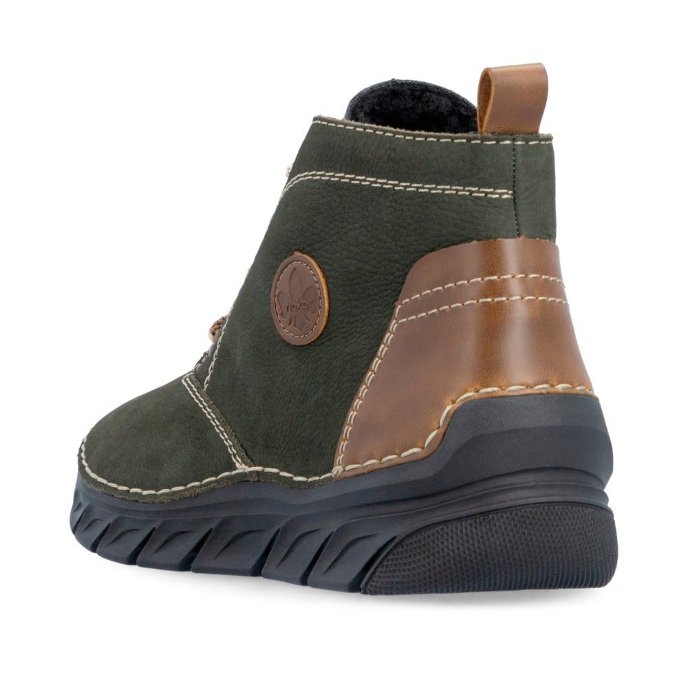 Ghete Dama Piele Naturala Rieker RIEK 55036 - Rieker - pantofia.ro