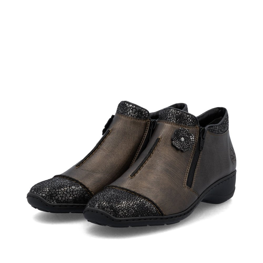 Ghete Dama Piele Naturala Rieker RIEK 58388 - Rieker - amely.ro