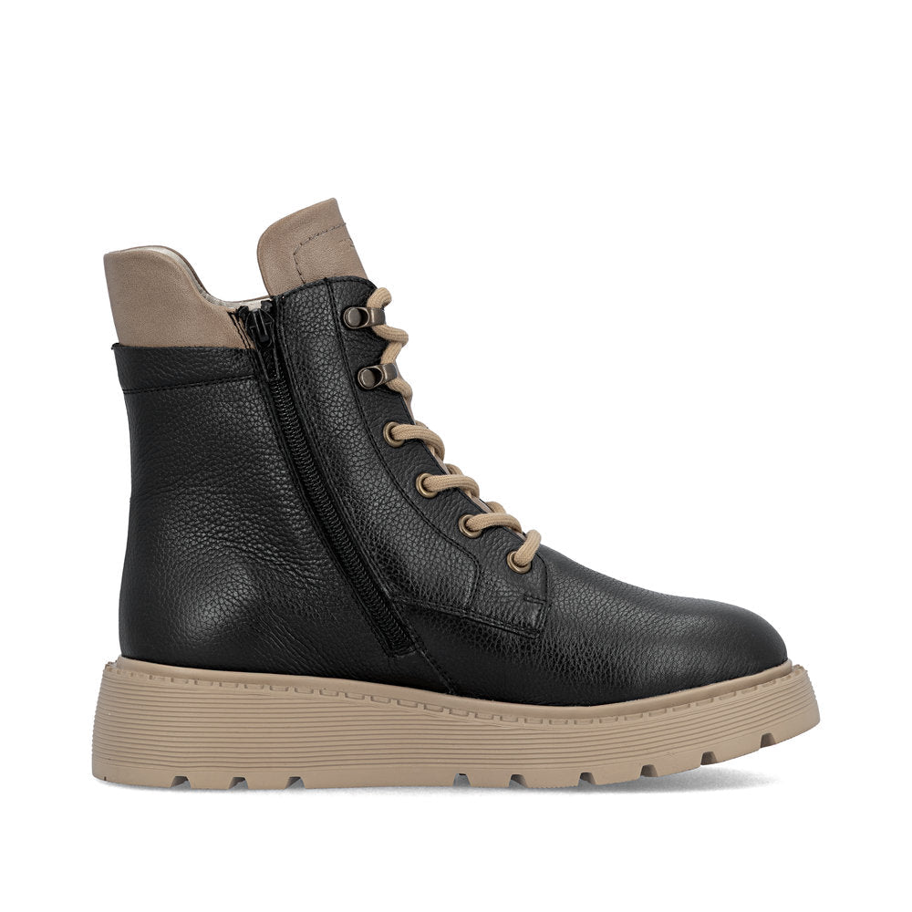 Ghete Dama Piele Naturala Rieker RIEK 70406 - Rieker - pantofia.ro