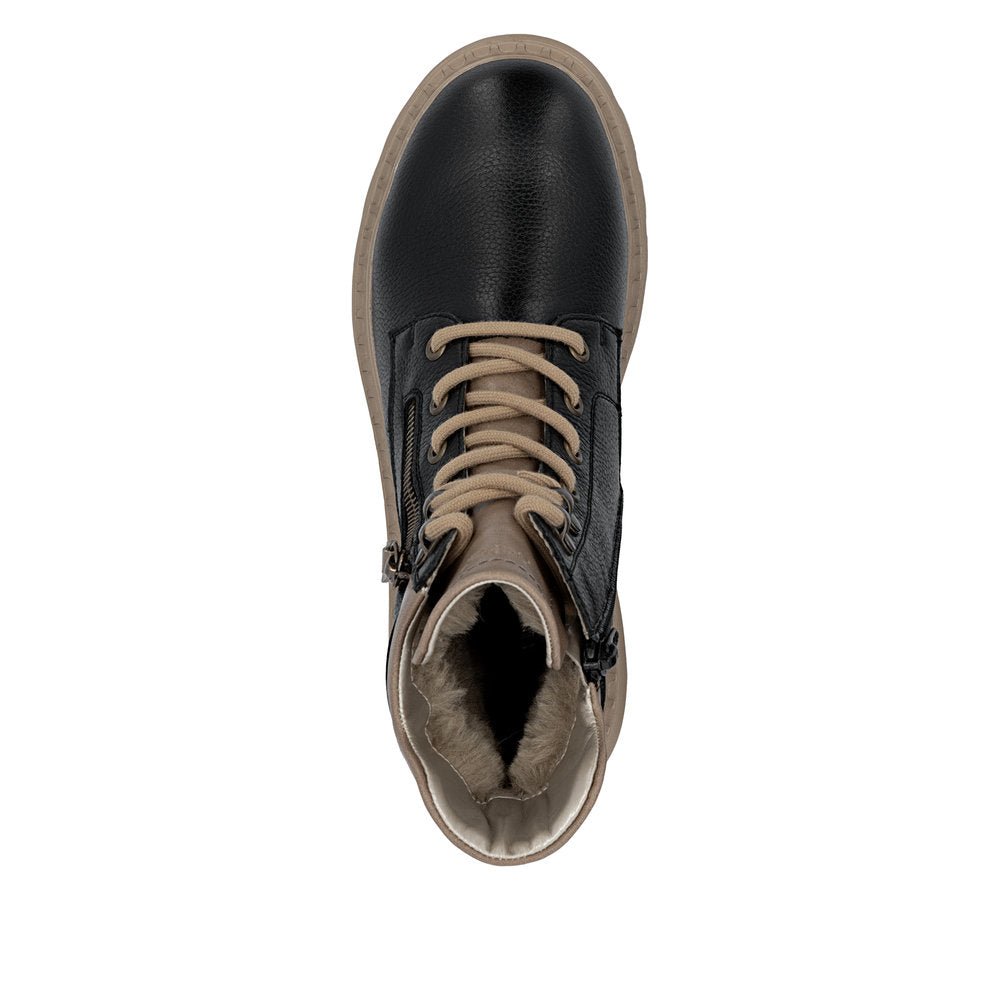 Ghete Dama Piele Naturala Rieker RIEK 70406 - Rieker - pantofia.ro