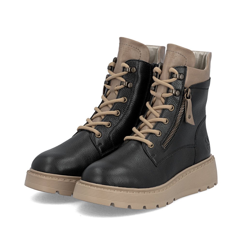 Ghete Dama Piele Naturala Rieker RIEK 70406 - Rieker - pantofia.ro