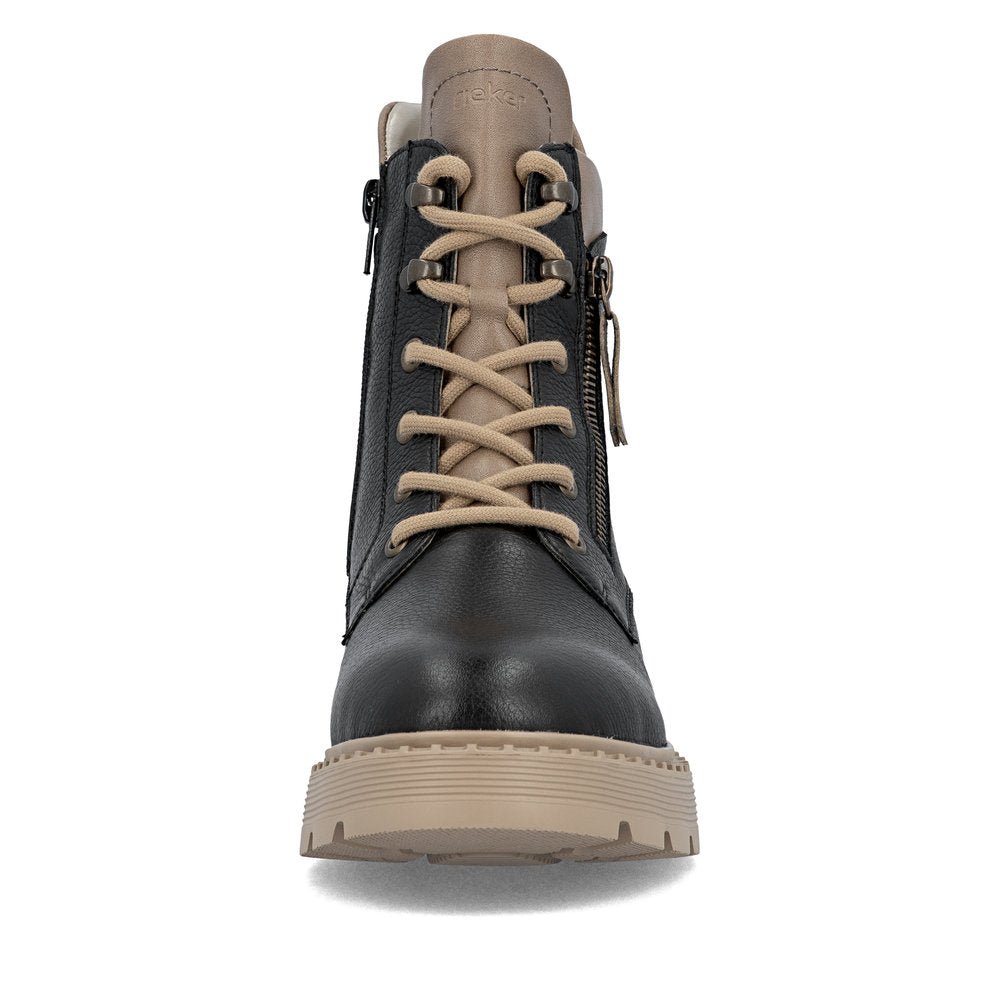 Ghete Dama Piele Naturala Rieker RIEK 70406 - Rieker - pantofia.ro