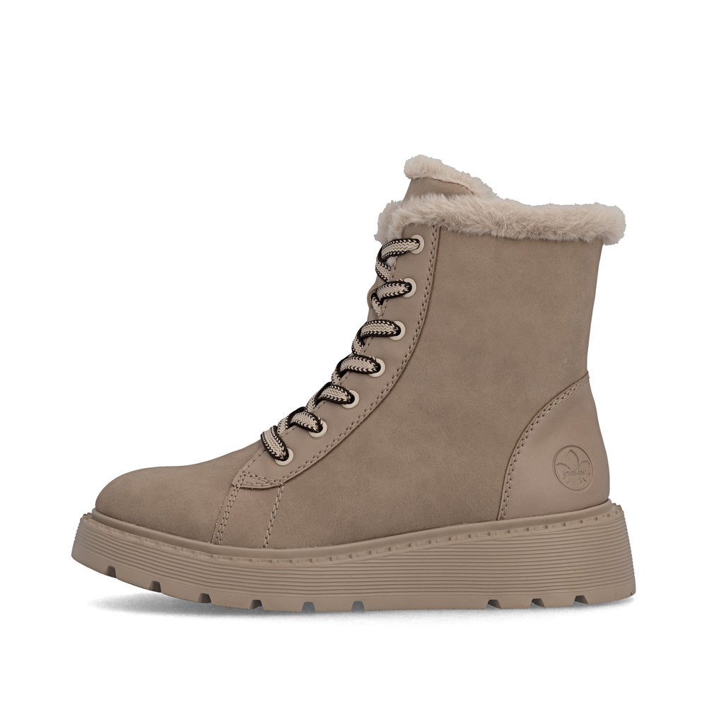 Ghete Dama Piele Naturala Rieker RIEK 70407 - Rieker - amely.ro