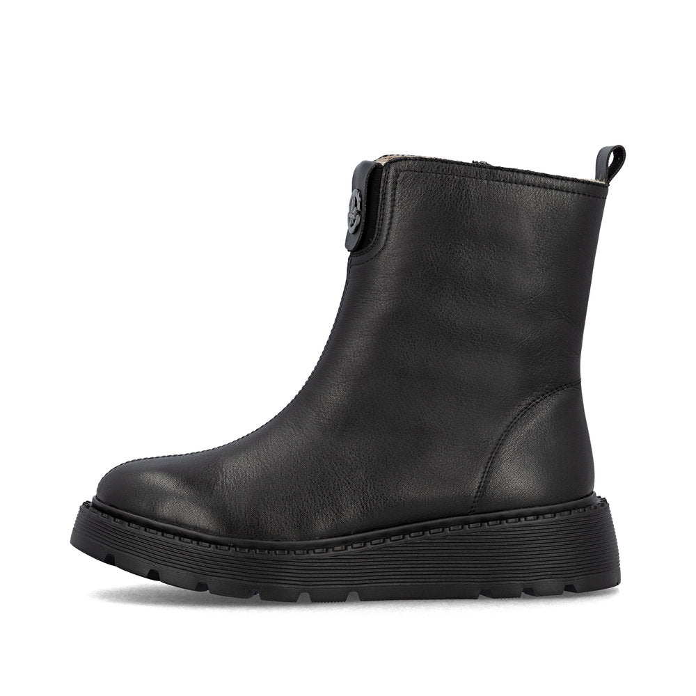 Ghete Dama Piele Naturala Rieker RIEK 70453 - Rieker - amely.ro