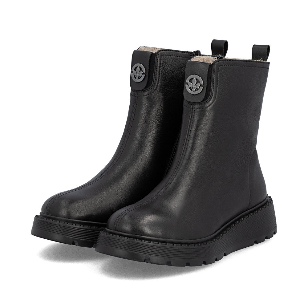 Ghete Dama Piele Naturala Rieker RIEK 70453 - Rieker - amely.ro