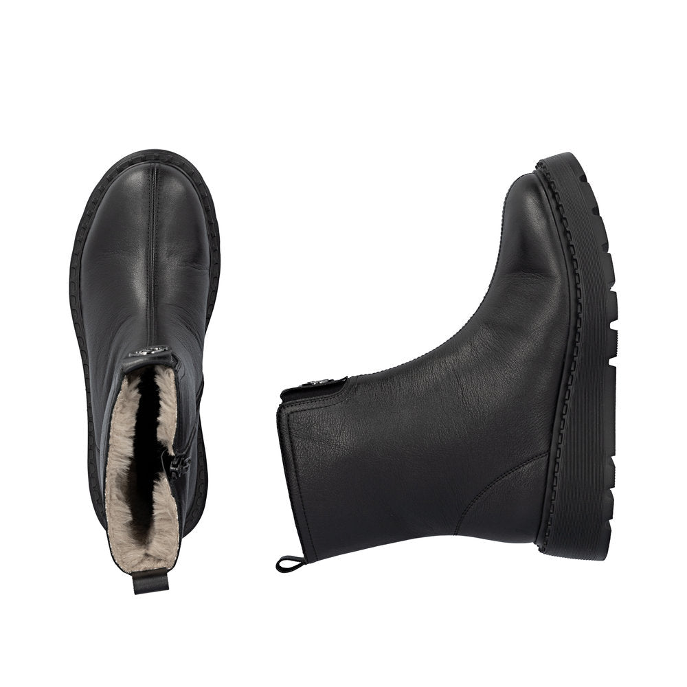 Ghete Dama Piele Naturala Rieker RIEK 70453 - Rieker - amely.ro