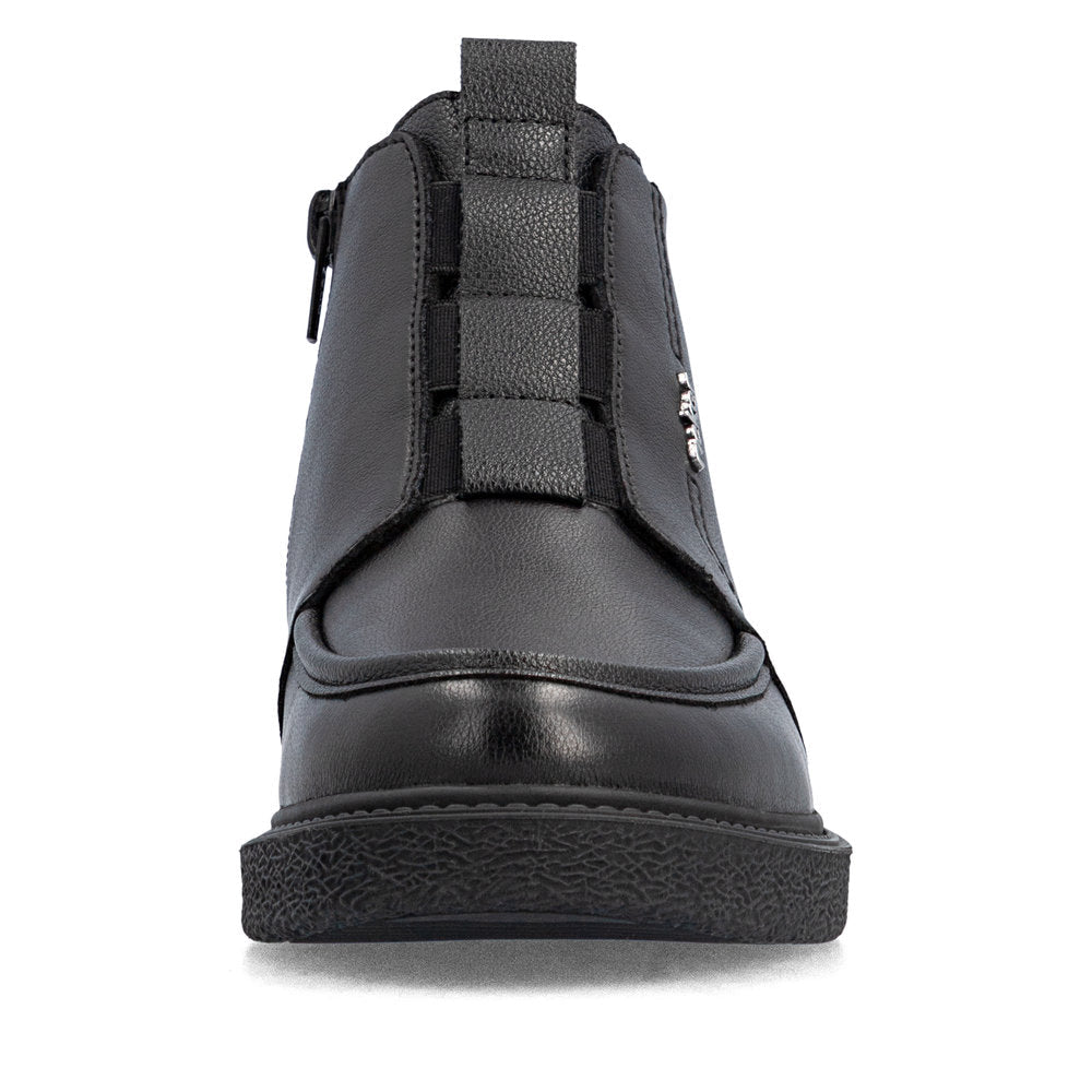 Ghete Dama Piele Naturala Rieker RIEK 71151 - Rieker - pantofia.ro