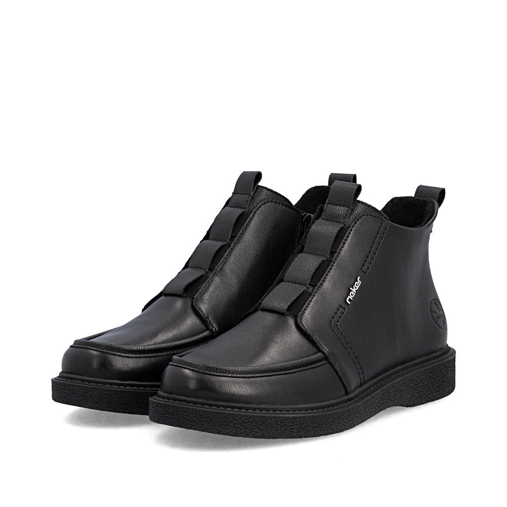 Ghete Dama Piele Naturala Rieker RIEK 71151 - Rieker - pantofia.ro