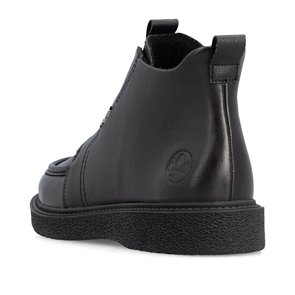 Ghete Dama Piele Naturala Rieker RIEK 71151 - Rieker - pantofia.ro