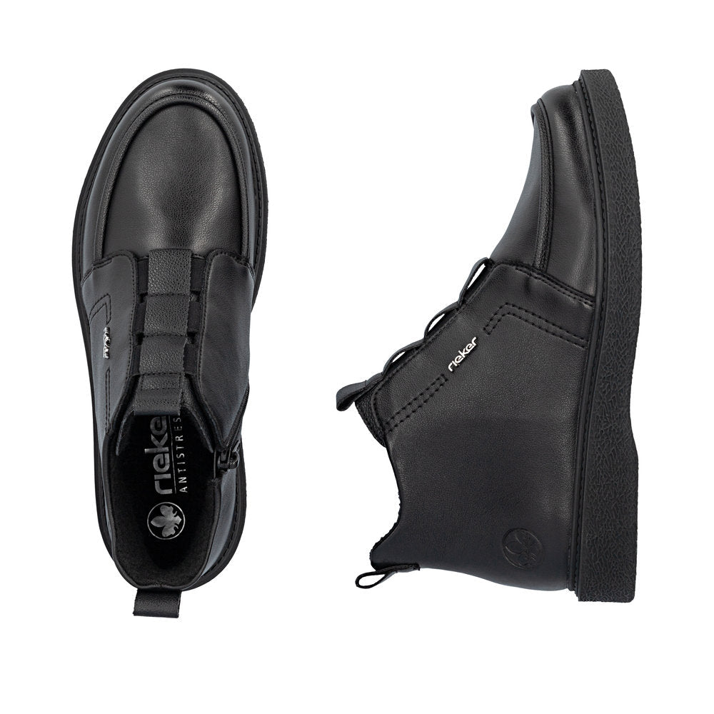 Ghete Dama Piele Naturala Rieker RIEK 71151 - Rieker - pantofia.ro
