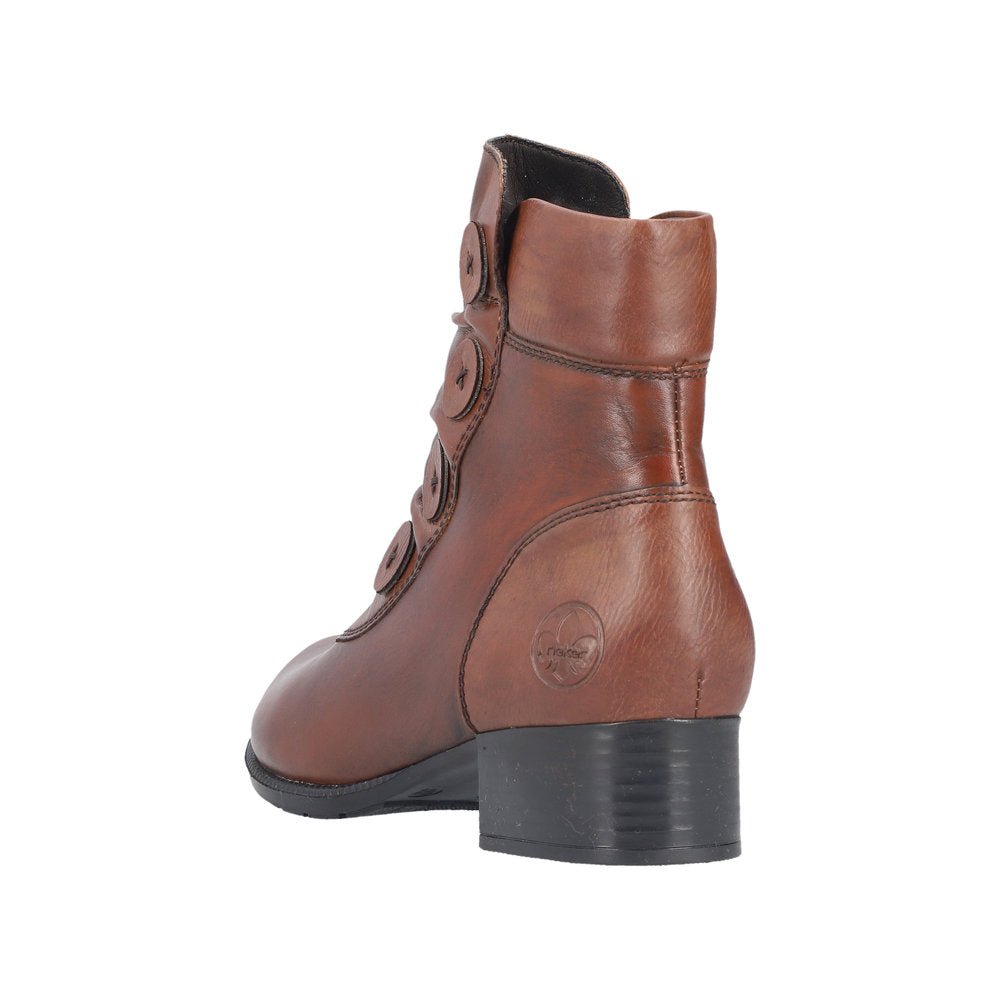 Ghete Dama Piele Naturala Rieker RIEK 78659 - Rieker - pantofia.ro