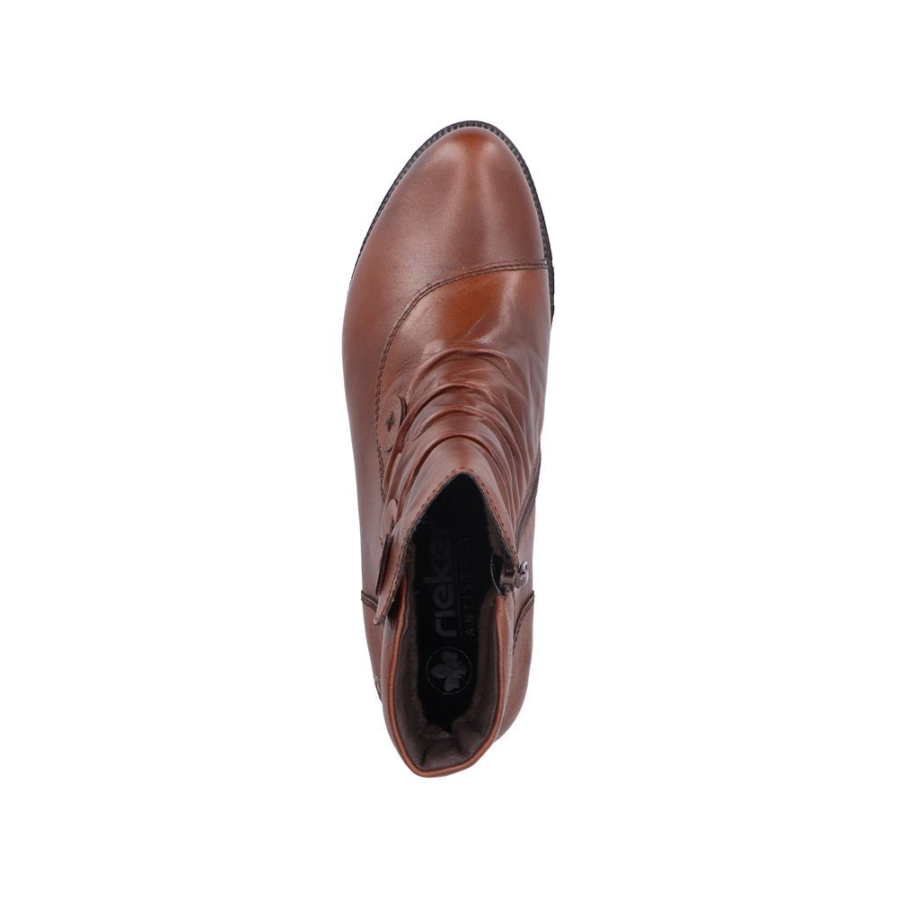 Ghete Dama Piele Naturala Rieker RIEK 78659 - Rieker - pantofia.ro