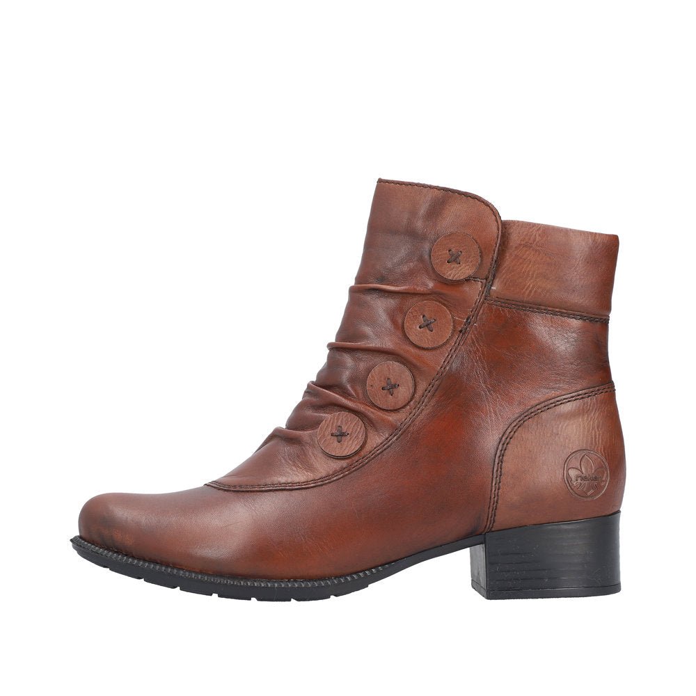 Ghete Dama Piele Naturala Rieker RIEK 78659 - Rieker - pantofia.ro