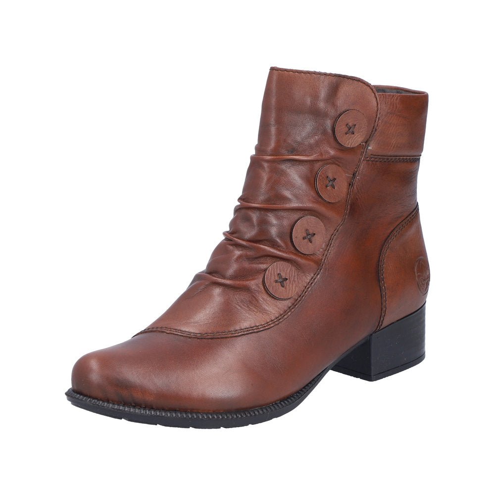 Ghete Dama Piele Naturala Rieker RIEK 78659 - Rieker - pantofia.ro
