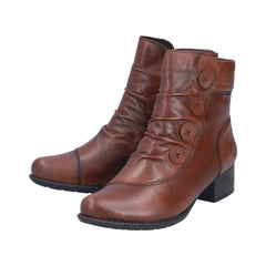 Ghete Dama Piele Naturala Rieker RIEK 78659 - Rieker - pantofia.ro