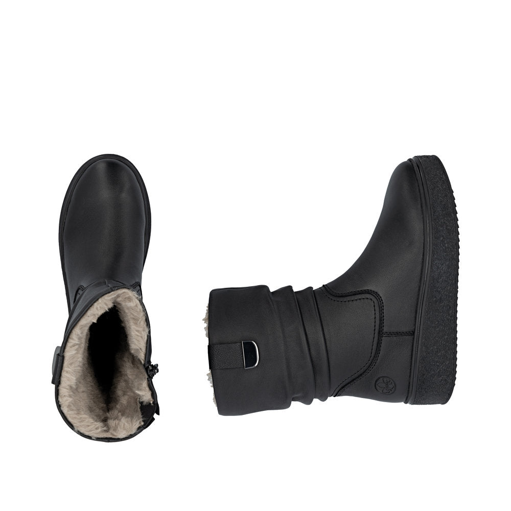 Ghete Dama Piele Naturala Rieker RIEK 78858 - Rieker - amely.ro