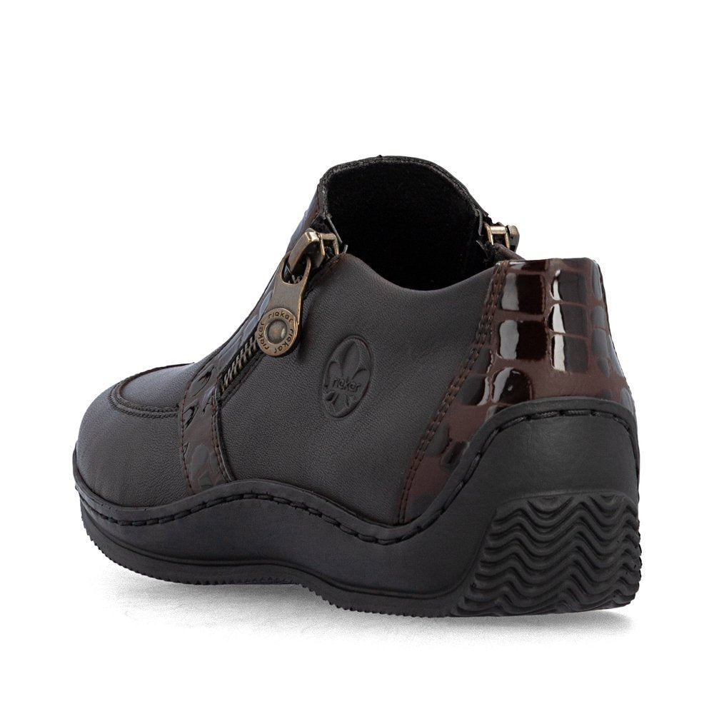 Ghete Dama Piele Naturala Rieker RIEK L1773 - Rieker - pantofia.ro