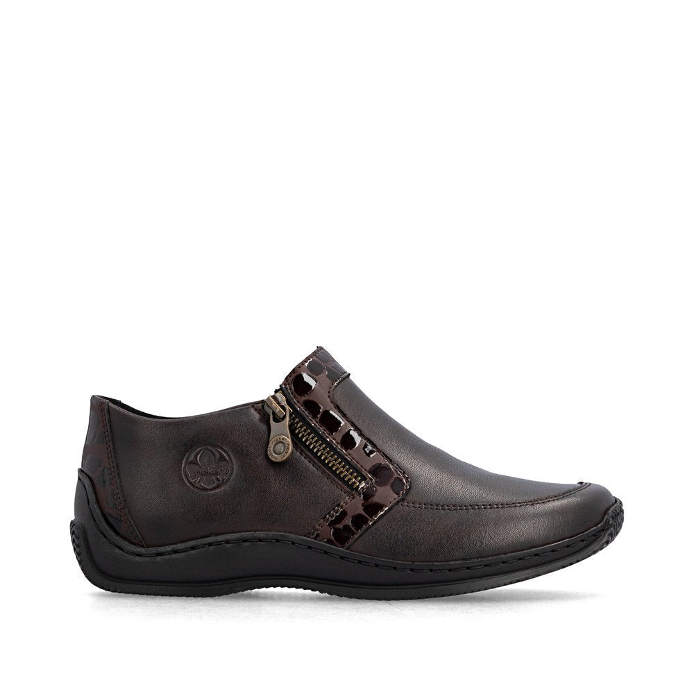 Ghete Dama Piele Naturala Rieker RIEK L1773 - Rieker - pantofia.ro