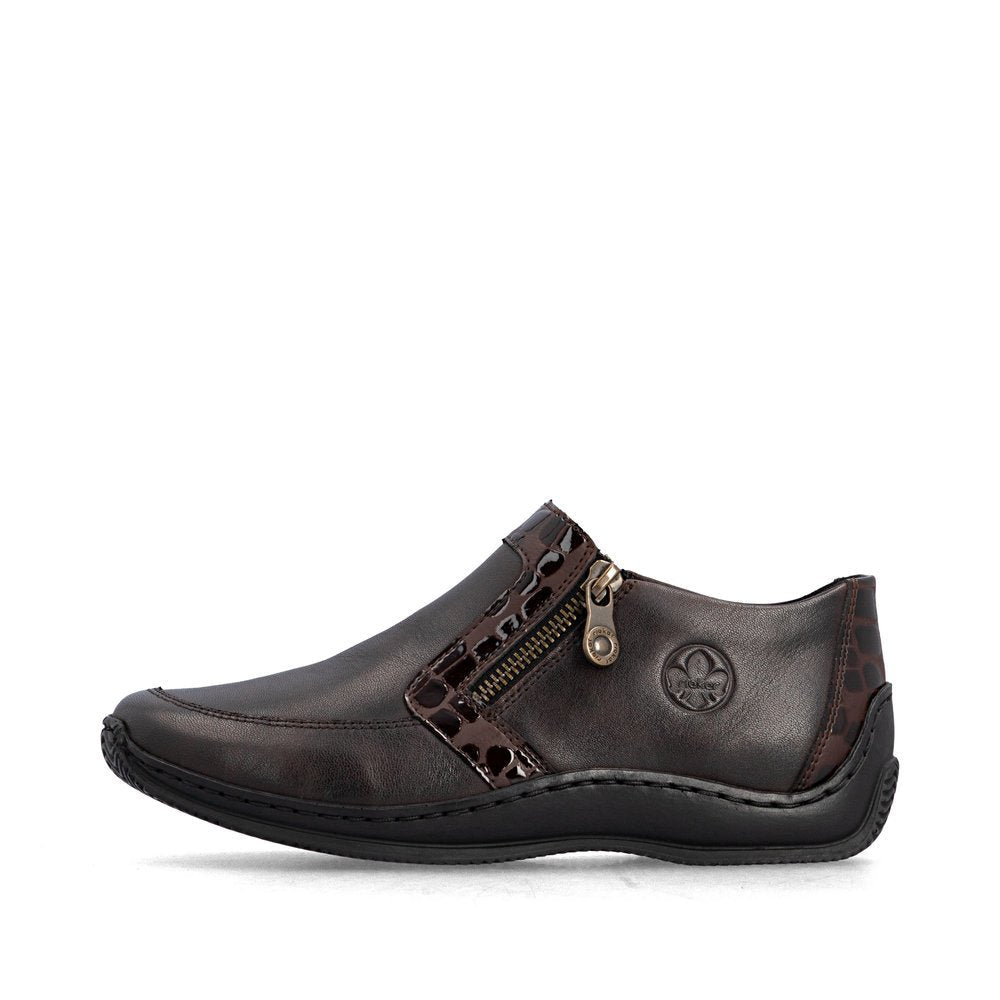 Ghete Dama Piele Naturala Rieker RIEK L1773 - Rieker - pantofia.ro