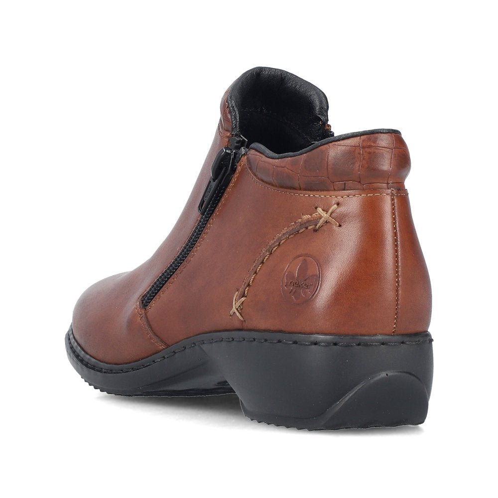 Ghete Dama Piele Naturala Rieker RIEK L3882 - Rieker - pantofia.ro