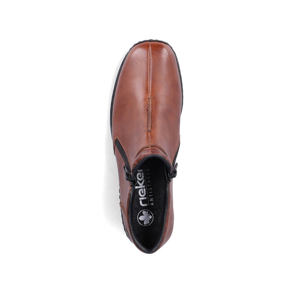 Ghete Dama Piele Naturala Rieker RIEK L3882 - Rieker - pantofia.ro