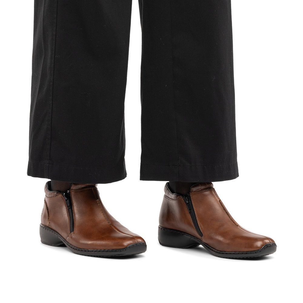 Ghete Dama Piele Naturala Rieker RIEK L3882 - Rieker - pantofia.ro