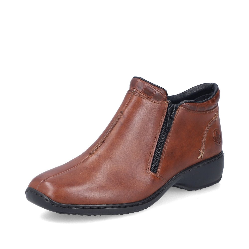 Ghete Dama Piele Naturala Rieker RIEK L3882 - Rieker - pantofia.ro