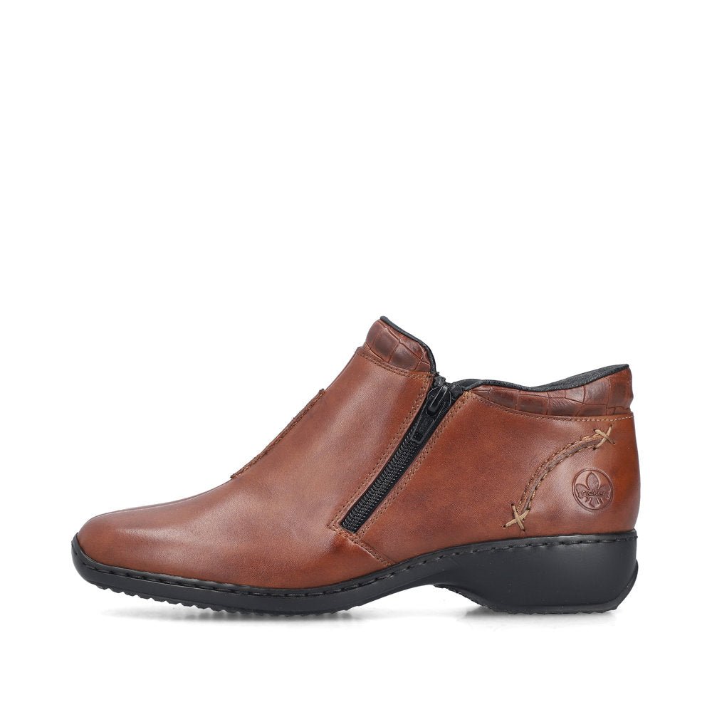 Ghete Dama Piele Naturala Rieker RIEK L3882 - Rieker - pantofia.ro