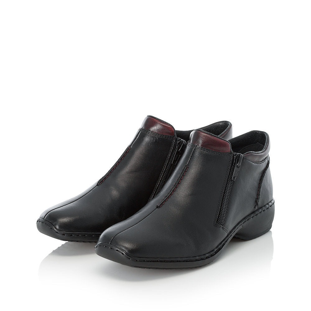 Ghete Dama Piele Naturala Rieker RIEK L3882 - Rieker - pantofia.ro