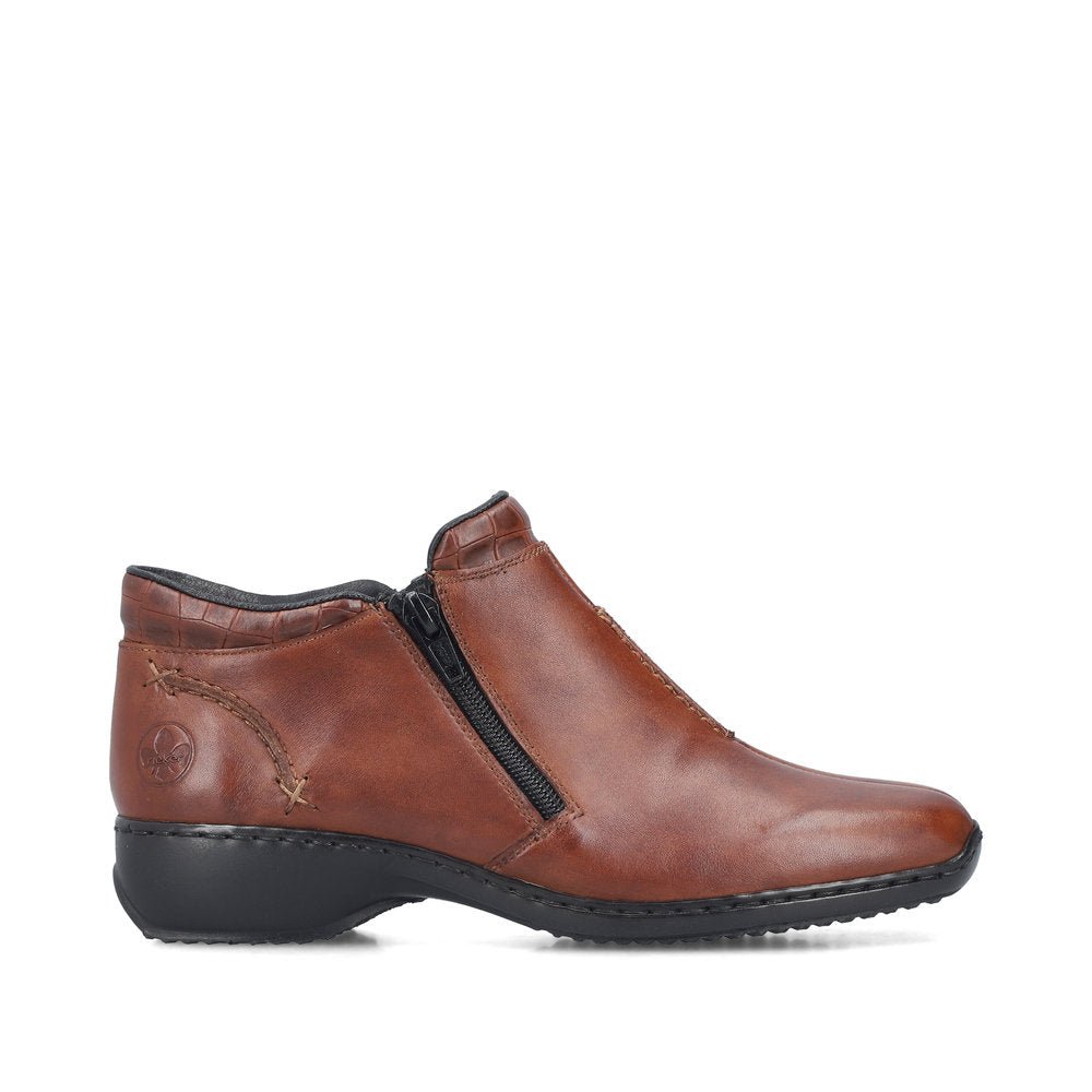 Ghete Dama Piele Naturala Rieker RIEK L3882 - Rieker - pantofia.ro