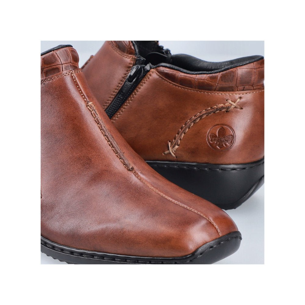 Ghete Dama Piele Naturala Rieker RIEK L3882 - Rieker - pantofia.ro