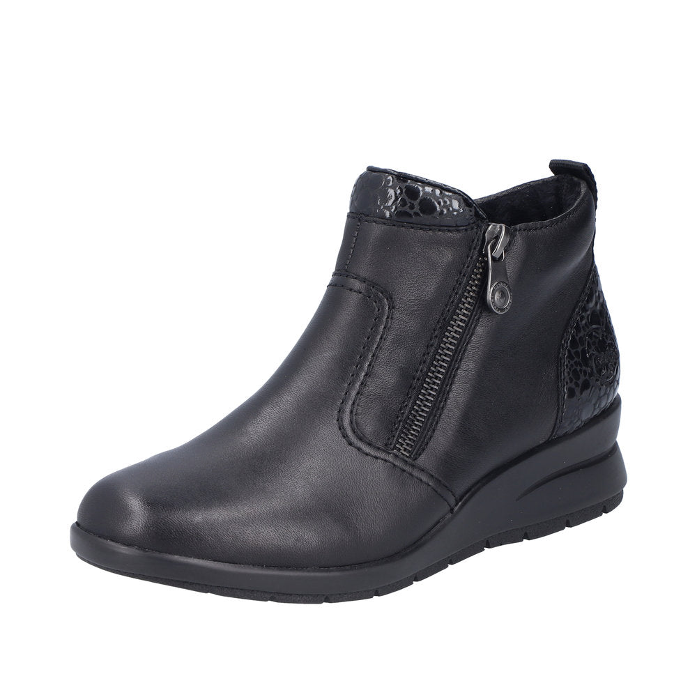 Ghete Dama Piele Naturala Rieker RIEK L4861 - Rieker - pantofia.ro