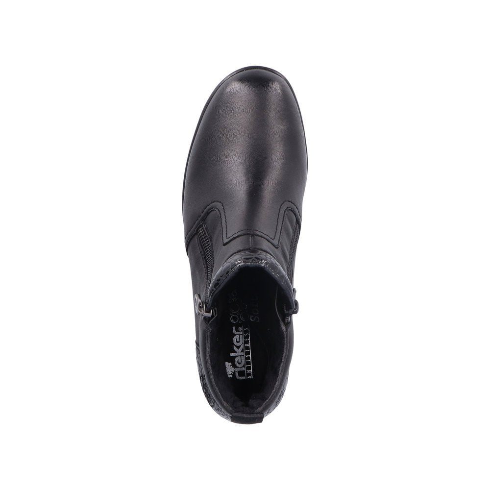 Ghete Dama Piele Naturala Rieker RIEK L4861 - Rieker - pantofia.ro