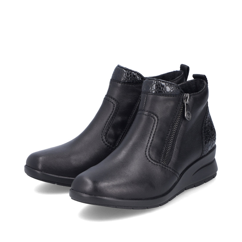 Ghete Dama Piele Naturala Rieker RIEK L4861 - Rieker - pantofia.ro