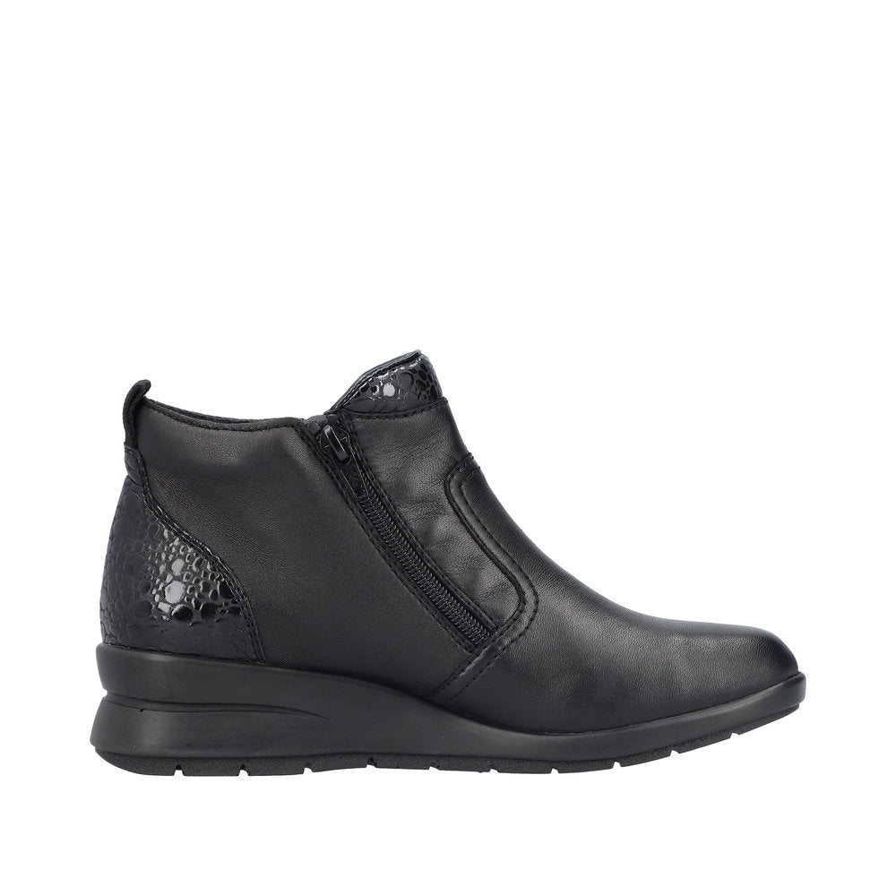Ghete Dama Piele Naturala Rieker RIEK L4861 - Rieker - pantofia.ro