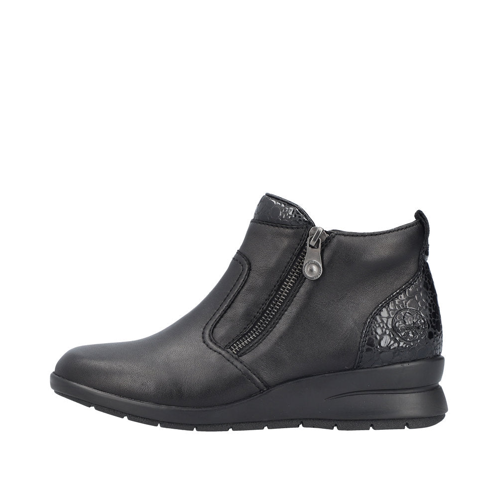 Ghete Dama Piele Naturala Rieker RIEK L4861 - Rieker - pantofia.ro