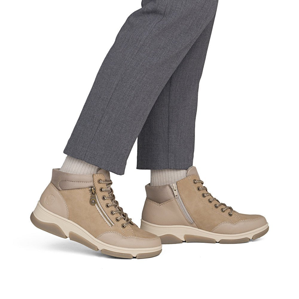Ghete Dama Piele Naturala Rieker RIEK L5601 - Rieker - pantofia.ro
