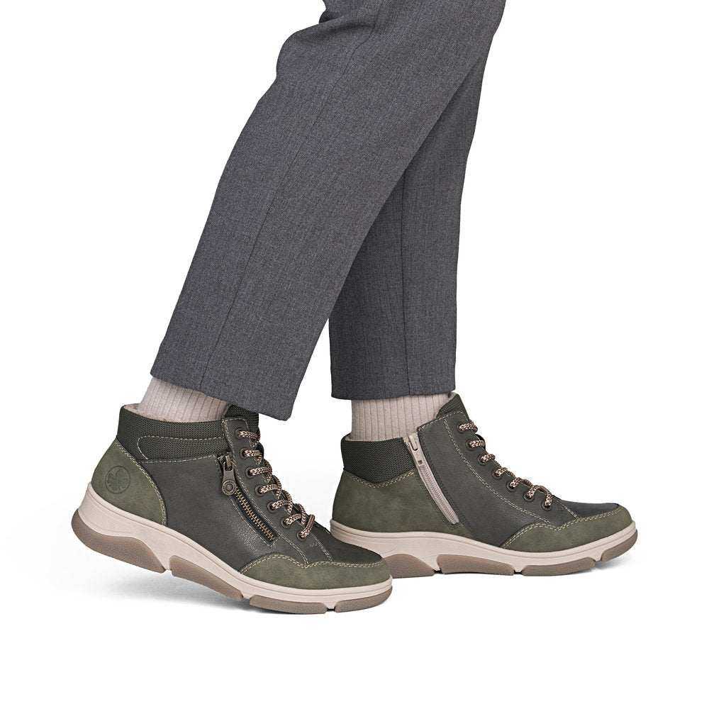Ghete Dama Piele Naturala Rieker RIEK L5601 - Rieker - pantofia.ro