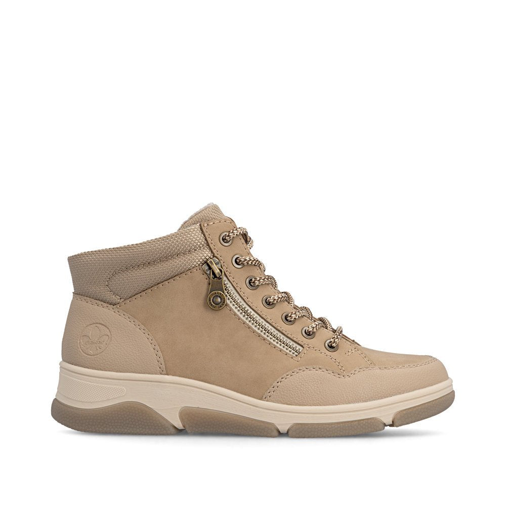 Ghete Dama Piele Naturala Rieker RIEK L5601 - Rieker - pantofia.ro