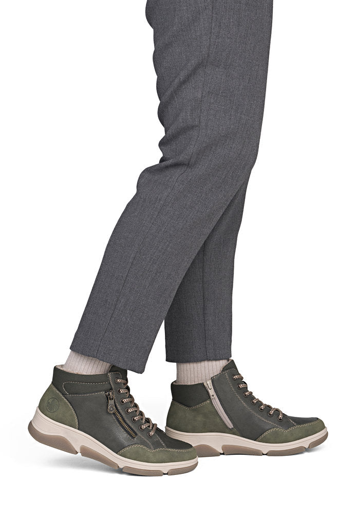 Ghete Dama Piele Naturala Rieker RIEK L5601 - Rieker - pantofia.ro