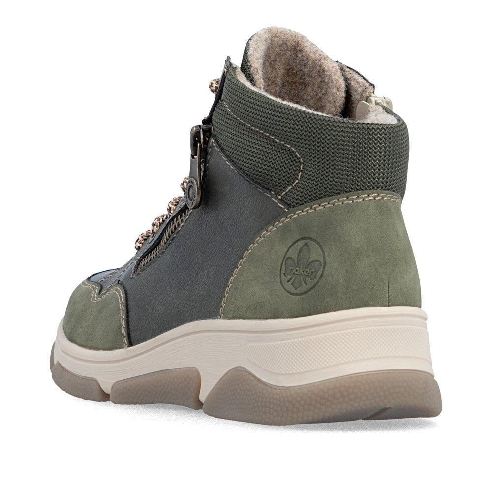 Ghete Dama Piele Naturala Rieker RIEK L5601 - Rieker - pantofia.ro