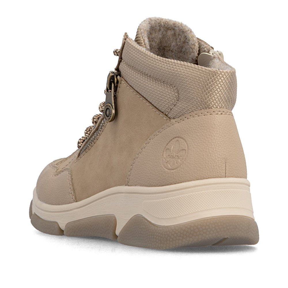 Ghete Dama Piele Naturala Rieker RIEK L5601 - Rieker - pantofia.ro