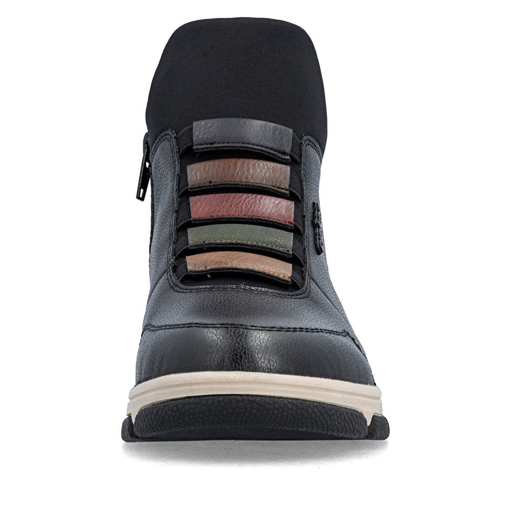 Ghete Dama Piele Naturala Rieker RIEK L5651 - Rieker - pantofia.ro