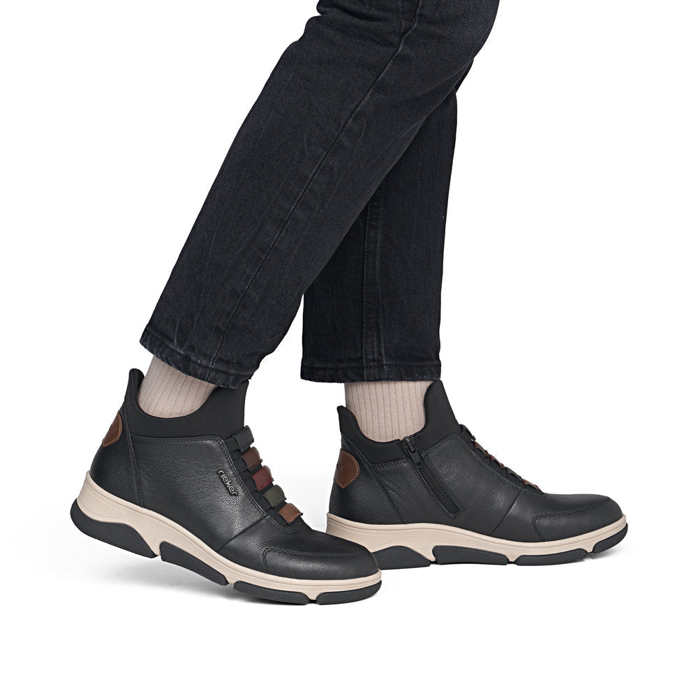 Ghete Dama Piele Naturala Rieker RIEK L5651 - Rieker - pantofia.ro
