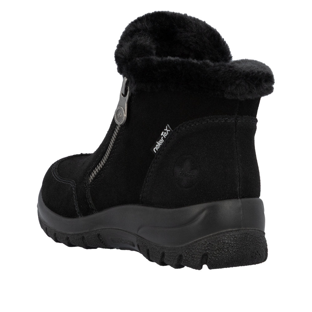 Ghete Dama Piele Naturala Rieker RIEK L7188 - Rieker - pantofia.ro